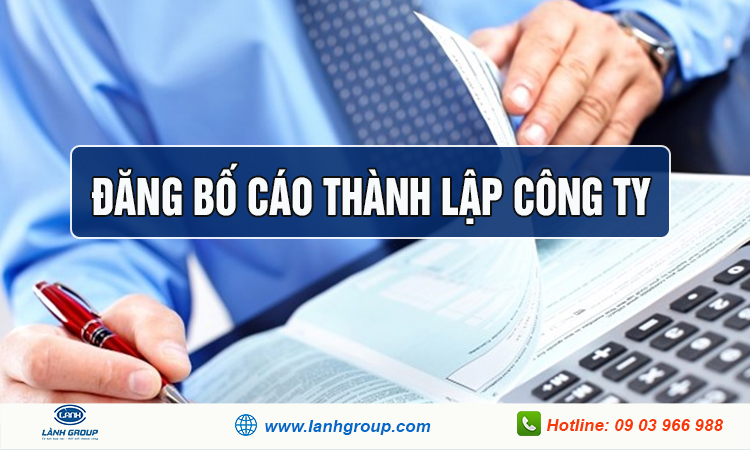 Đăng bố cáo thành lập công ty