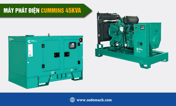 Máy phát điện Cummins 45kva 